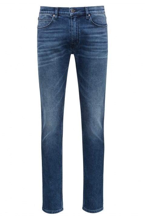 HUGO Skinny-Fit Jeans HUGO 734 aus gewaschenem Stretch-Denim Farbe 440