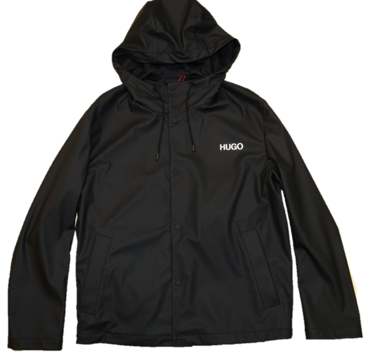 HUGO Wasserabweisende Jacke BELNUS2021 mit HUGO Logo vorne und hinten