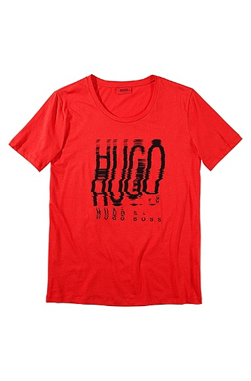 HUGO T-SHIRT DOWL FARBE ROT 621