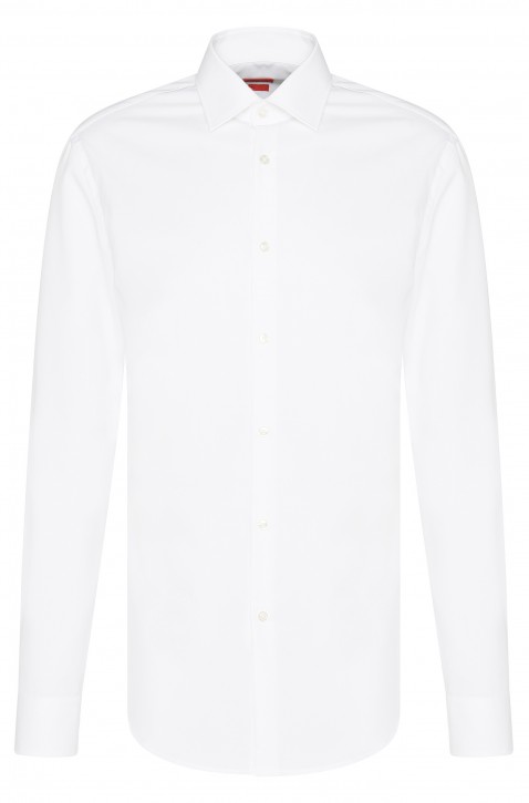 HUGO Slim-Fit Hemd C-Jenno aus Baumwolle weiss 100