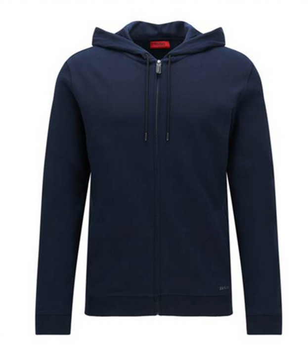 HUGO KAPUZEN SWEAT JACKE DELINGER FARBE DUNKELBLAU 410