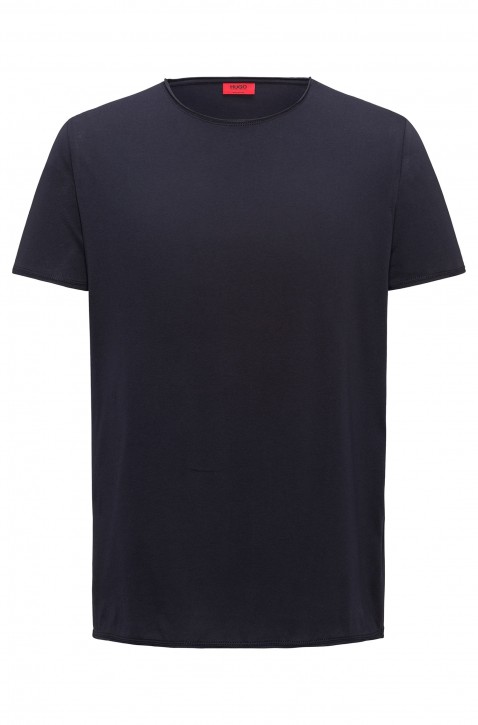 HUGO Regular-Fit T-Shirt DEPUSI aus Pima-Baumwolle Farbe dunkelblau 410