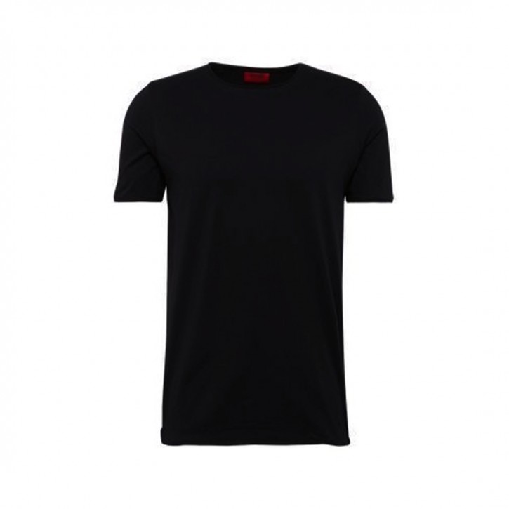 HUGO Regular-Fit T-Shirt DEPUSI aus Pima-Baumwolle Farbe schwarz 001 S