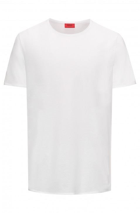 HUGO Regular-Fit T-Shirt  DEPUSI aus Pima-Baumwolle Farbe weiss 001