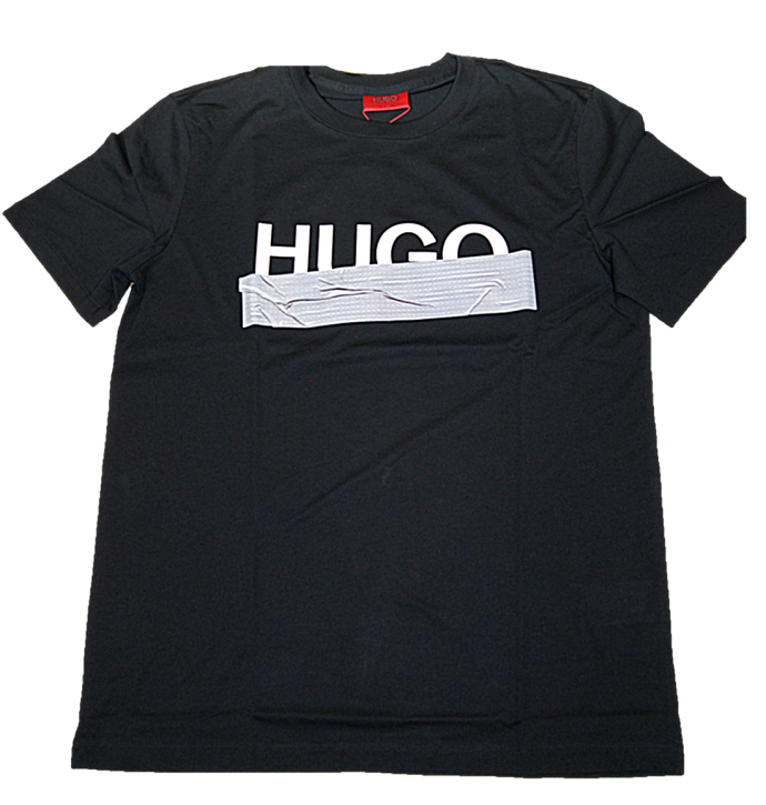 HUGO Unisex-T-Shirt DICAGOLINO_U204 aus Baumwoll-Jersey mit markantem Print 001
