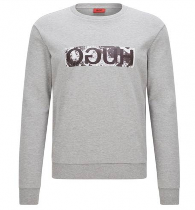 HUGO Sweat Shirt Dicagos Farbe Grau 061