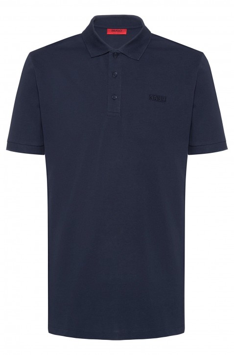 HUGO Slim-Fit Poloshirt DINOS202 aus Stretch-Baumwolle dunkelblau 405