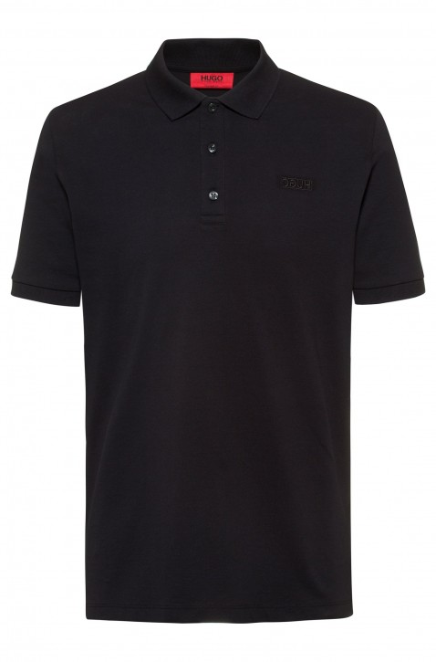 HUGO Slim-Fit Poloshirt DINOS202 aus Stretch-Baumwolle schwarz 001
