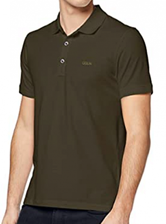HUGO Slim-Fit Poloshirt DINOS202 aus Stretch-Baumwolle Farbe oliv 251