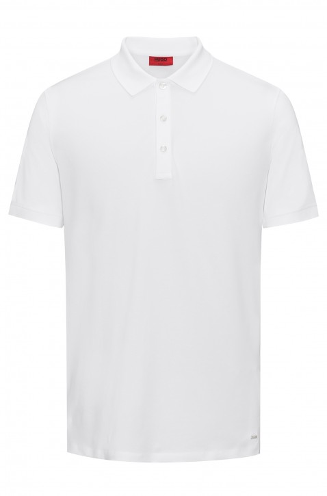 HUGO Poloshirt Dinos aus softer Baumwolle Farbe weiss 100