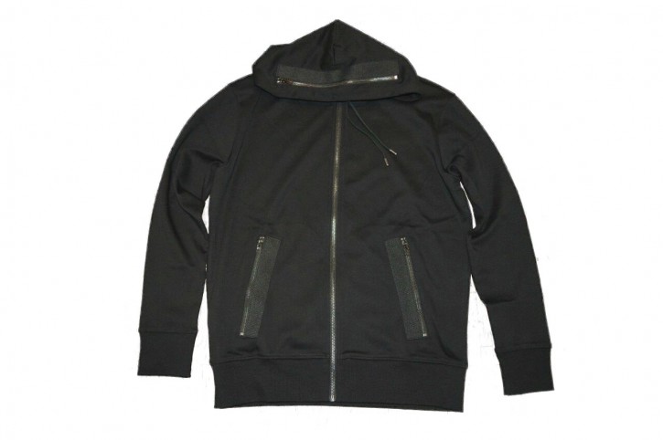 HUGO Relaxed-Fit Kapuzenjacke Dolvo aus Baumwolle mit Reißverschluss Farbe schwarz 001