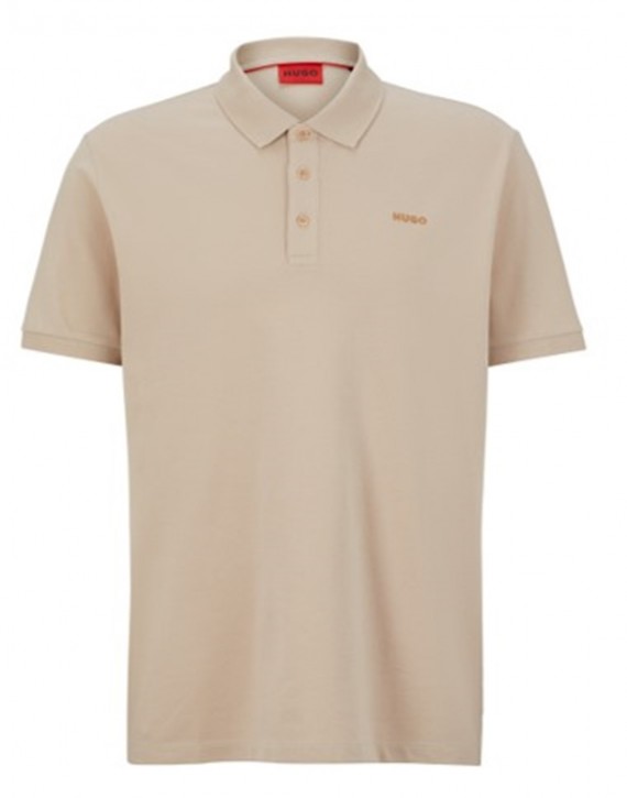 Hugo Slim-Fit Poloshirt Donos222 aus Baumwoll-Piqué beige 274 M