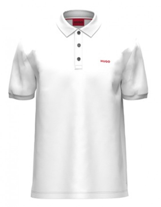Hugo Slim-Fit Poloshirt Donos222 aus Baumwoll-Piqué weiß 120