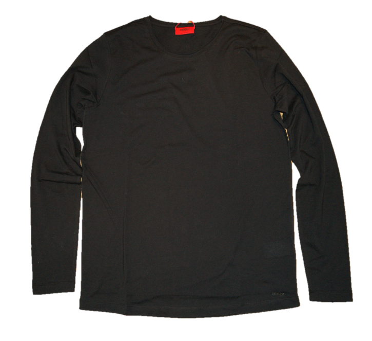 HUGO Langarm Shirt Doopso Farbe schwarz 001