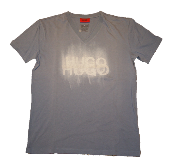 HUGO V-AUSSCHNITT TEE DUGOS FARBE GRAU 088