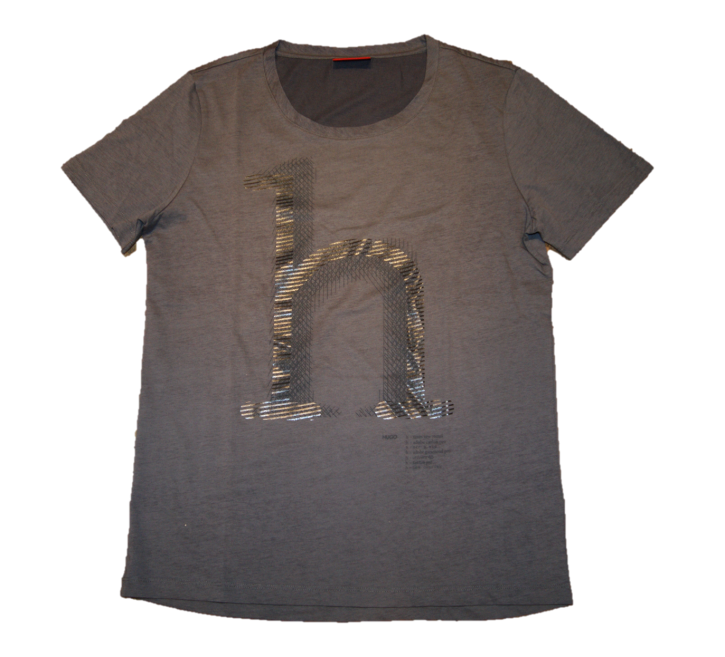 HUGO TEE DUNIVERS FARBE GRAU 029