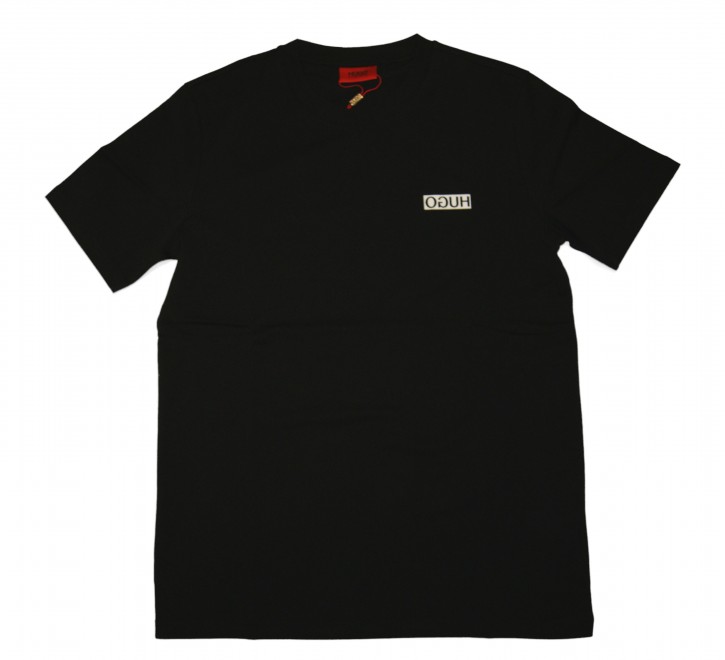HUGO Logo Tee Shirt  DURNED Farbe schwarz 001