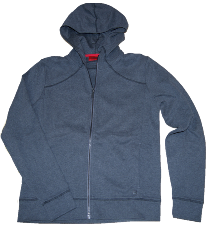 HUGO Sweatshit Kapuzenjacke DURRY Farbe dunkelgrau 085