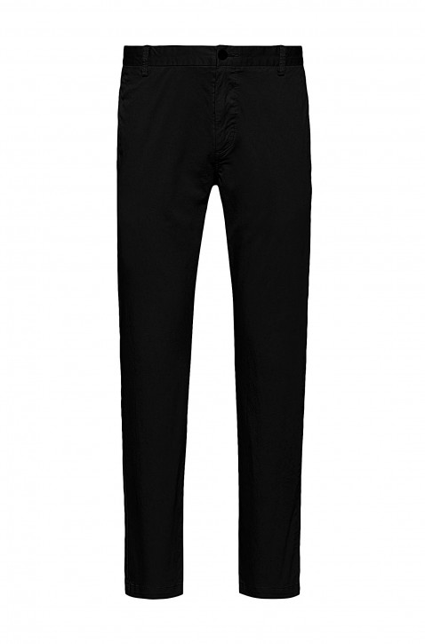 HUGO HUGO Slim-Fit Hose DAVID204D aus überfärbter Stretch-Gabardine schwarz 001