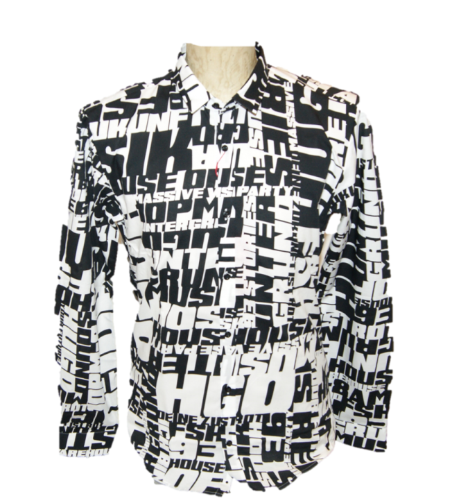 HUGO Extra Slim-Fit Hemd ERO3-W  mit all over Print M