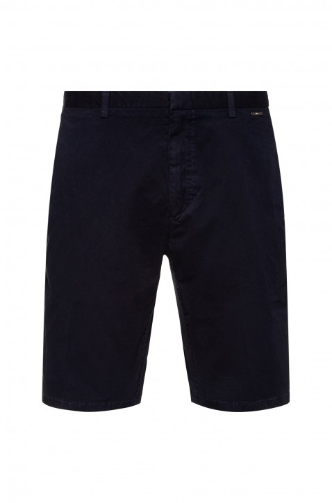 HUGO Shorts GlenS202D aus Stretch-Gabardine mit mittlerer Bundhöhe blau 405