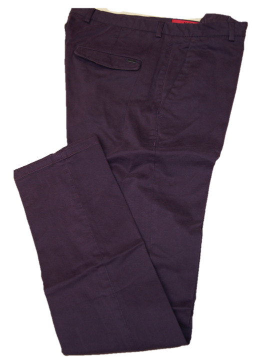 HUGO Herren Hose HELGO-D mit seitlichen Eingriffstaschen Farbe aubergine 604