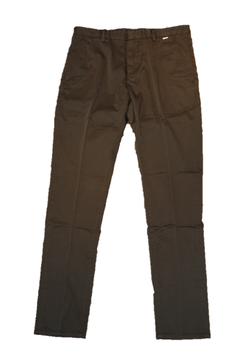 HUGO Tapered-Fit Chino aus Stretch-Baumwolle Helgo1-D Farbe dark green 306