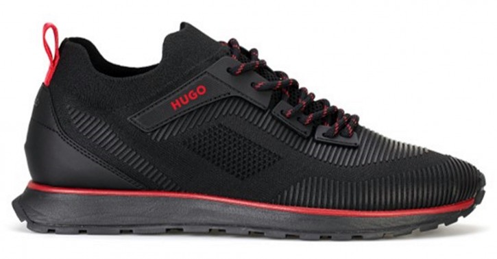 Hugo Boss Sock-Sneakers mit Logo und REPREVE®-Obermaterial  schwarz 003
