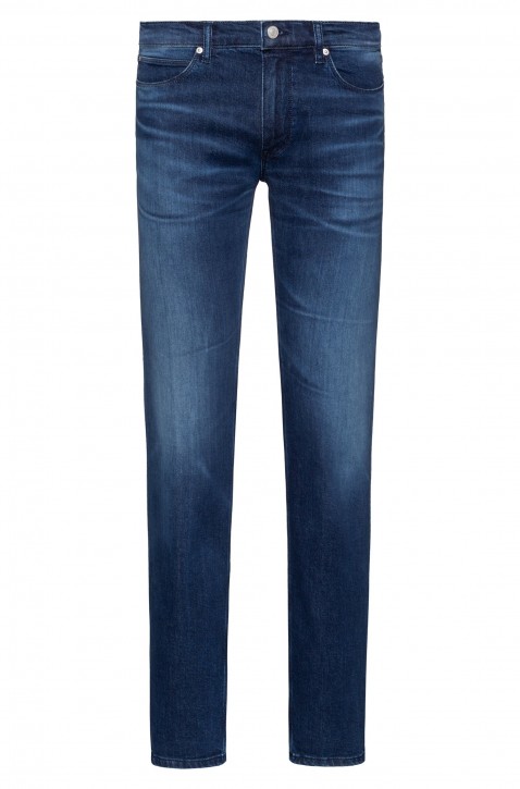 HUGO Skinny-Fit Jeans HUGO 734 aus gewaschenem Stretch-Denim Farbe 410