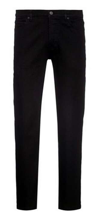 HUGO Schwarze Tapered-Fit Jeans HUGO 634 aus Denim mit Logo-Details 002 33/34
