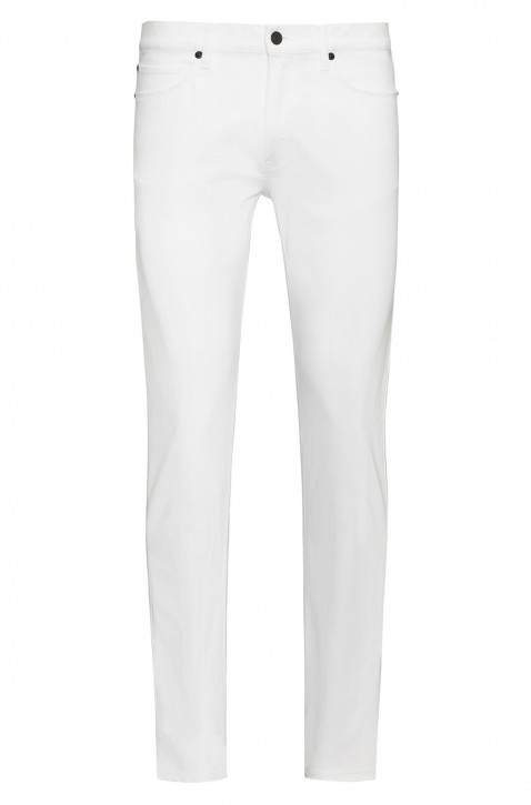 HUGO Skinny-Fit  HUGO 734 Jeans aus Stretch-Denim weiss 100