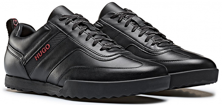 HUGO Lowtop Sneakers Matrix_Lowp_na aus Nappaleder schwarz 001 45