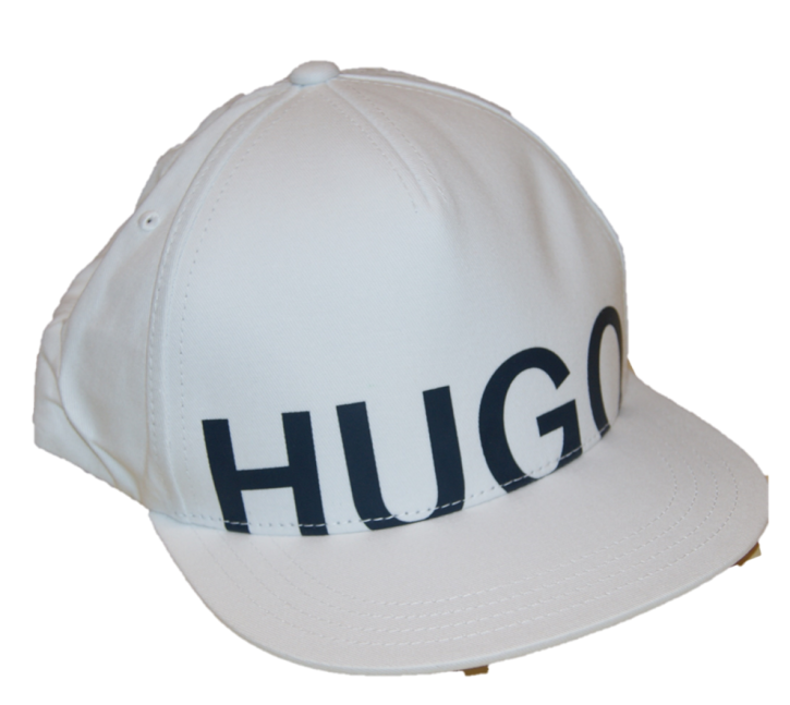 HUGO Cap Men-X 570-1 aus Baumwoll-Twill mit Kontrast-Logo weiss 100