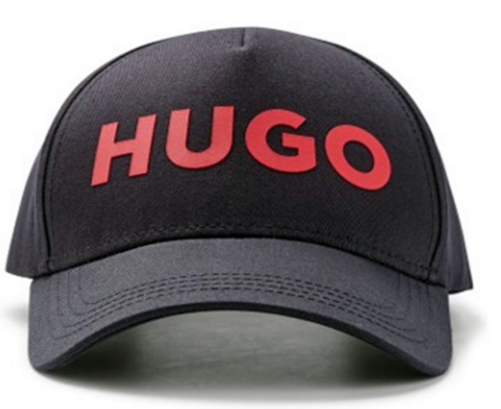 Hugo Cap Men-X 576_D-10-224 aus Baumwoll-Twill mit Logo schwarz 001