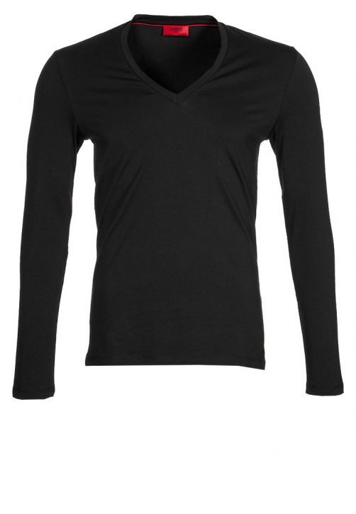 HUGO LONGSLEEVE DREDINO FARBE 001 SCHWARZ