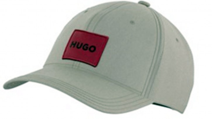 Hugo Cap Men-X 581-RL aus Baumwoll-Twill mit rotem Logo-Label beige 274