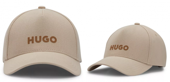 Hugo Cap Men-X 582-R aus Baumwoll-Twill mit dreidimensionalem Logo beige 274
