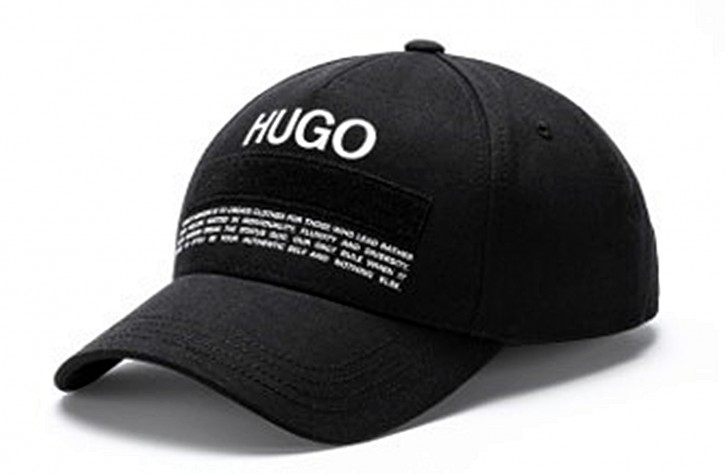Hugo Boss Cap Men-X 576_D-4 aus Baumwoll-Twill mit Manifesto-Logo schwarz 001