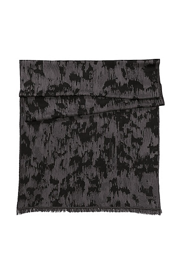 HUGO SCHAL MEN-Z 424 FARBE SCHWARZ 001