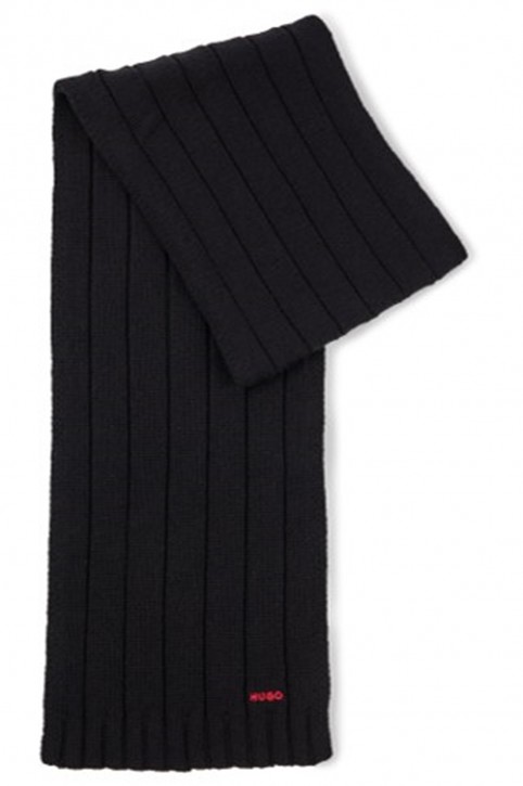 Hugo Geschenk-Set  Zanton set aus Mütze und Schal mit Logo-Stickerei schwarz 001