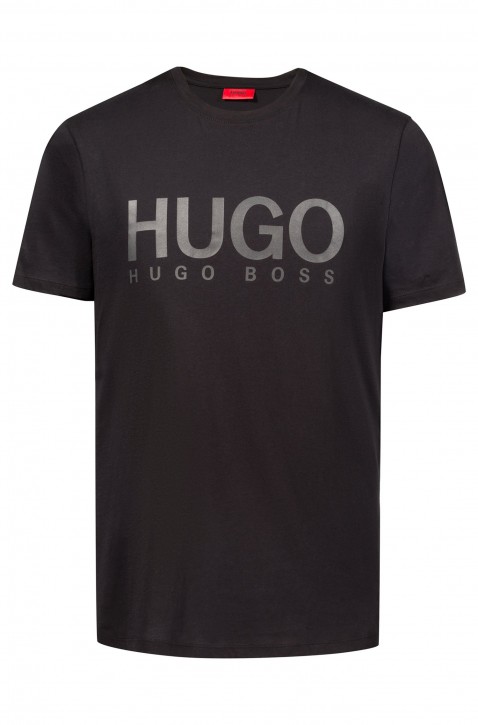 HUGO Relaxed-Fit T-Shirt Dolive-U1 aus Baumwoll-Jersey mit Logo Farbe schwarz 001