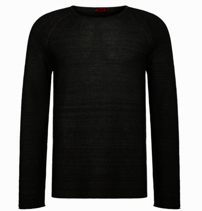 HUGO RELAXED FIT PULLOVER SOLER FARBE SCHWARZ 001 S