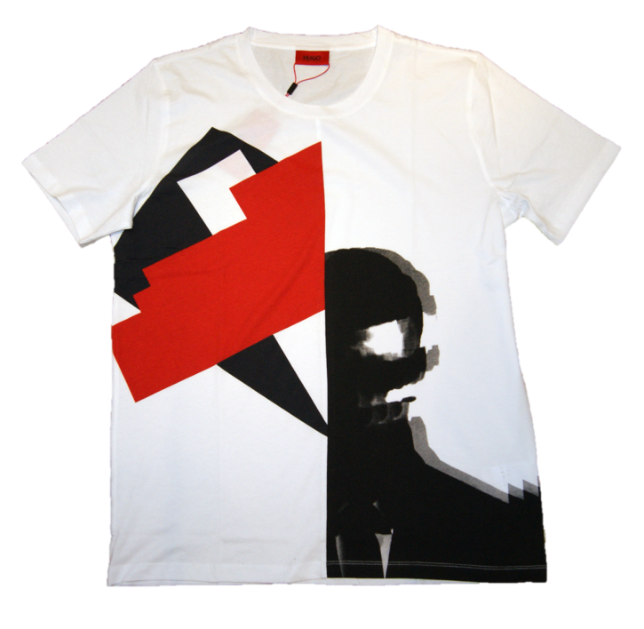 HUGO Regular Fit T-Shirt DWIN aus Baumwolle Farbe weiss 100