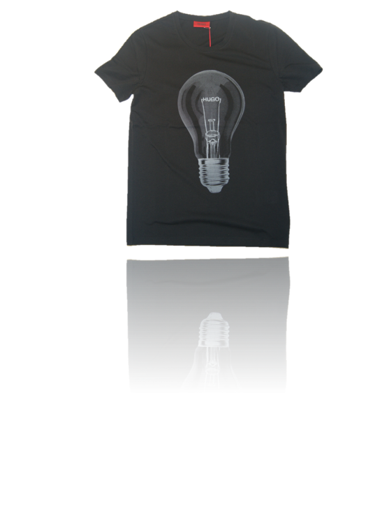 HUGO T-SHIRT DULB FARBE SCHWARZ 001