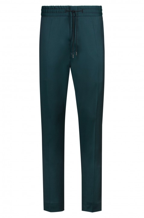 HUGO Tapered-Fit Hose ZANDER192 aus natürlich elastischer Baumwolle dunkelblau 406