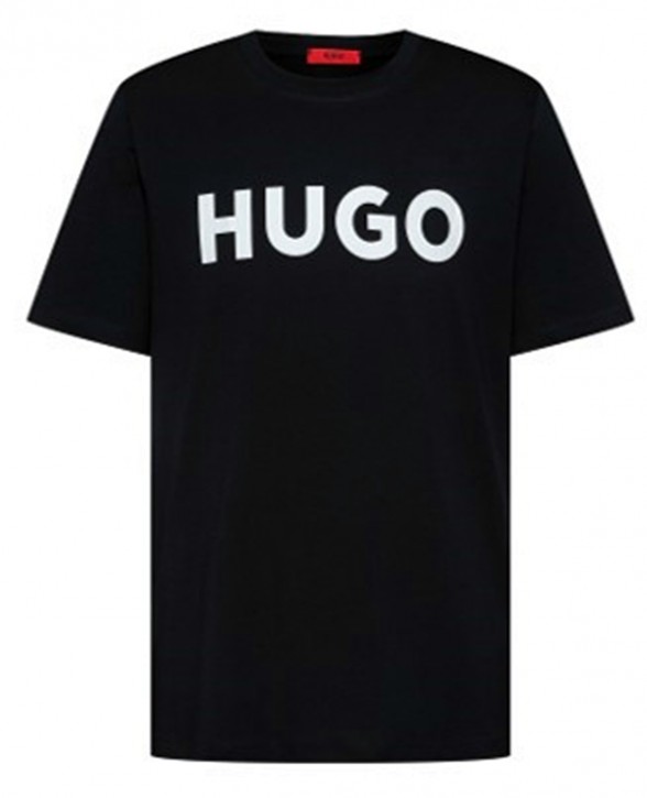 Hugo Regular-Fit T-Shirt Dulivio aus Baumwoll-Jersey mit Kontrast-Logo dunkelblau 405