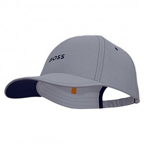 Hugo Boss Cap Fresco-3 aus Baumwoll-Twill mit Logo Grau 050