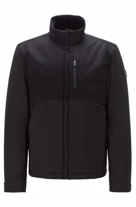 BOSS Wasserabweisende Jacke J_NAVAS mit Absteppungen schwarz 001
