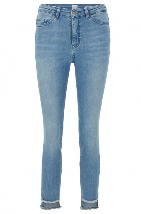 BOSS Skinny-Fit J11 Frisco Jeans aus elastischem Baumwoll-Mix mit ausgefranstem Saum 429 30/32