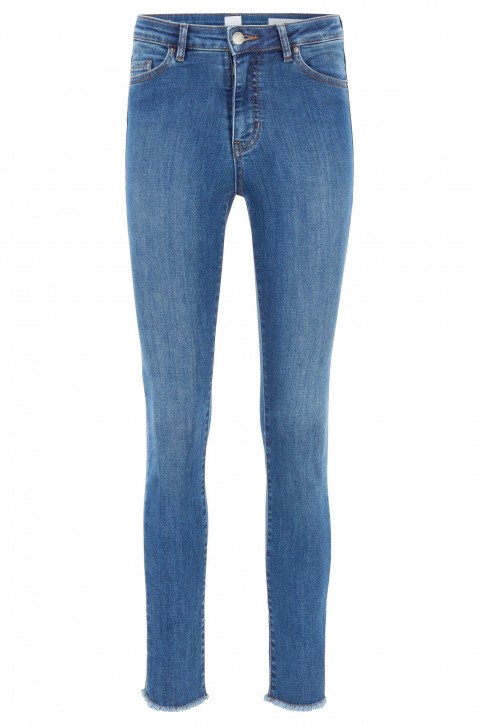 BOSS Skinny-Fit Jeans J11 MADERA IRIS aus Powerstretch-Denim in Cropped-Länge blau 440